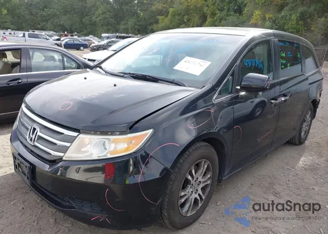 2012 Honda Odyssey Ex-L z USA, uszkodzony, nr VIN 5FNRL5H6XCB097105